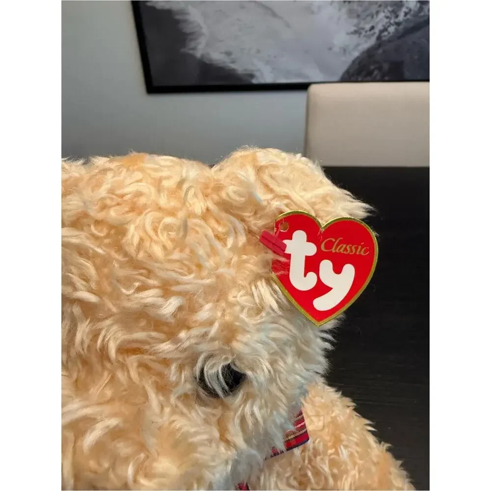 NWT Vintage Ty Beanie Babies Beanie Buddy Shagginton Bear Stuffed Animal